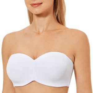 Women's Strapless Bra Unlined Underwire  Plus Size Support
