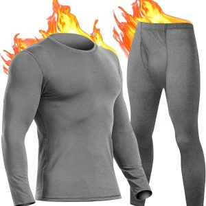 Long Johns Thermal Underwear Set for Men Thermal Base Layer Cold Weather Bottom Top